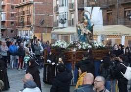 La Piedad llega a la plaza de la Inmaculada.