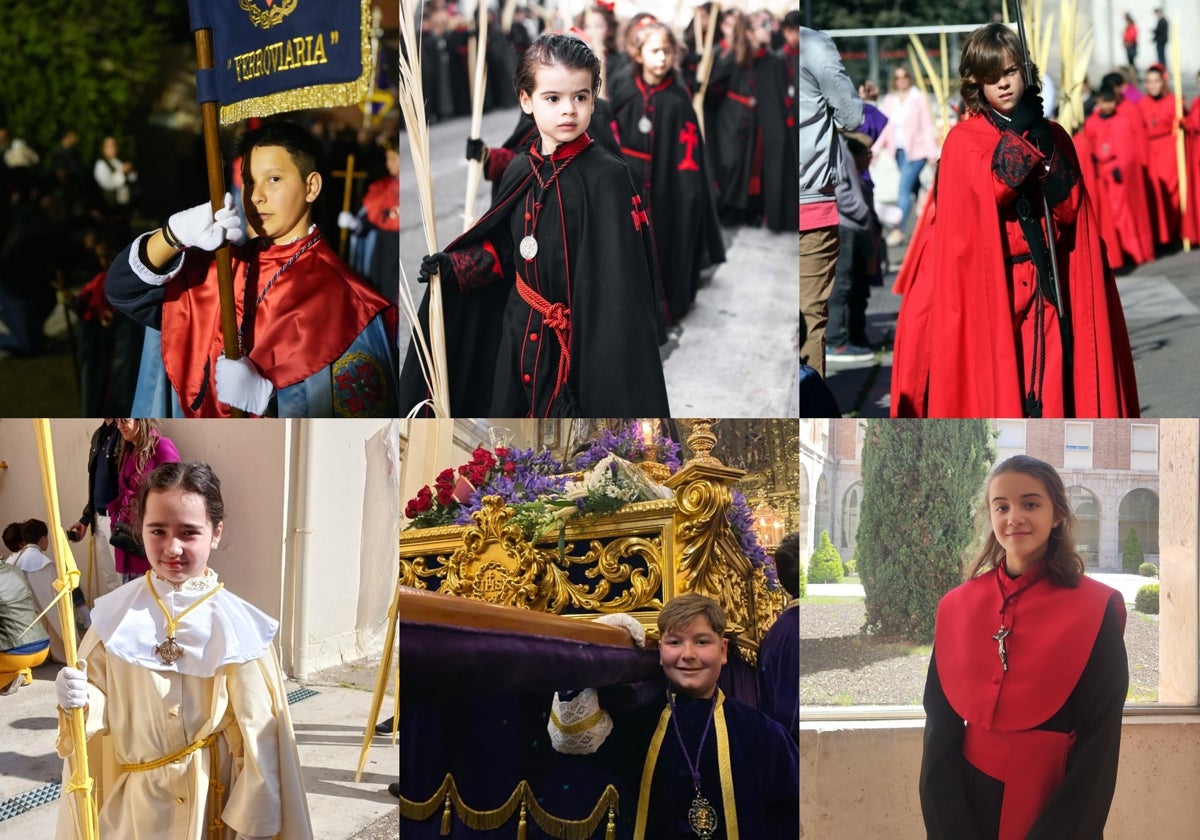 Así viven la Semana Santa los cofrades más pequeños de Valladolid
