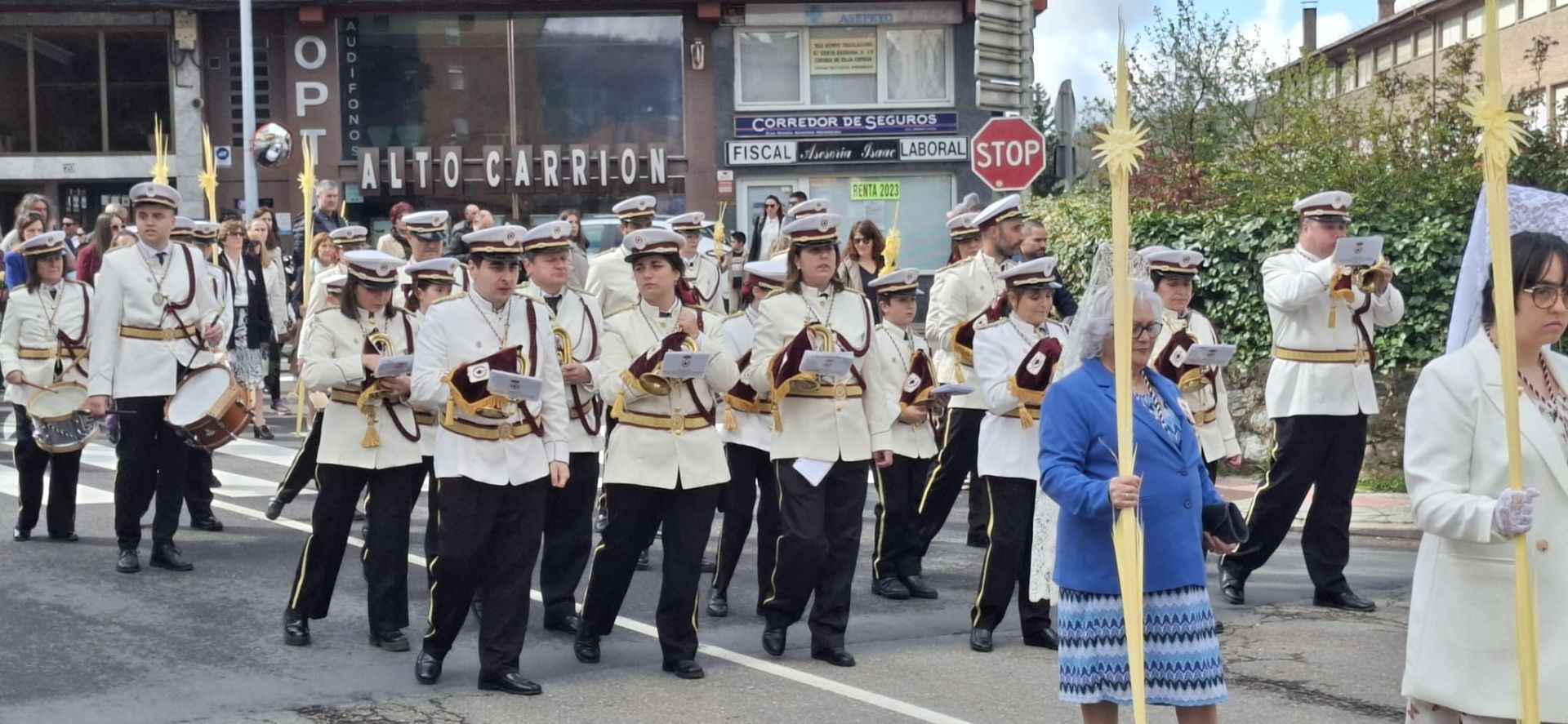 Procesión del Domingo de Ramos en Guardo
