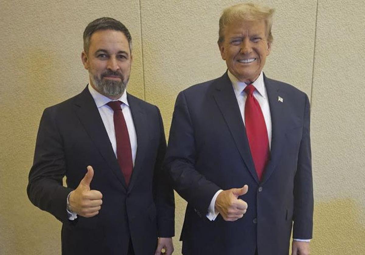 Santiago Abascal, en una imagen difundida por Vox durante la Conferencia de Acción Política Conservadora.