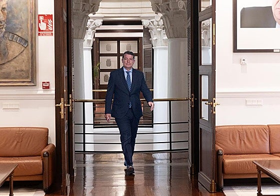 El presidente de la Junta de Castilla y León, Alfonso Fernández Mañueco