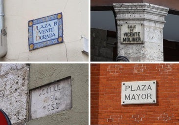 El día que se instalaron más de mil placas en el callejero de Valladolid
