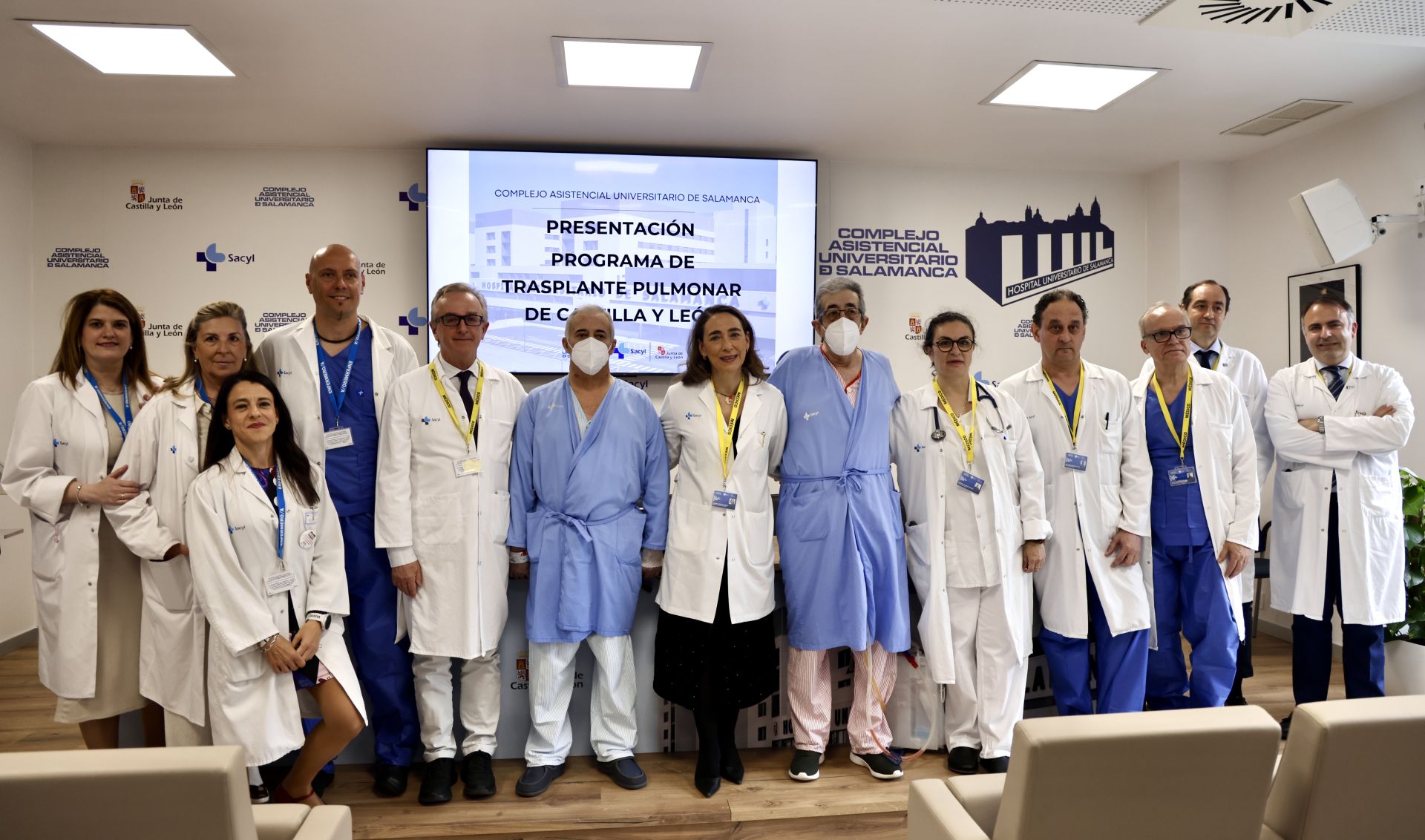 Salamanca estrena con éxito un trasplante de pulmón bajo la lupa del Ministerio