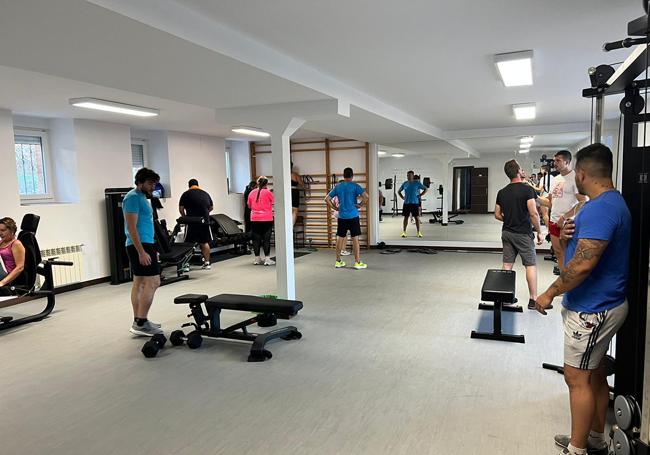 Las instalaciones del gimnasio de Torquemada.