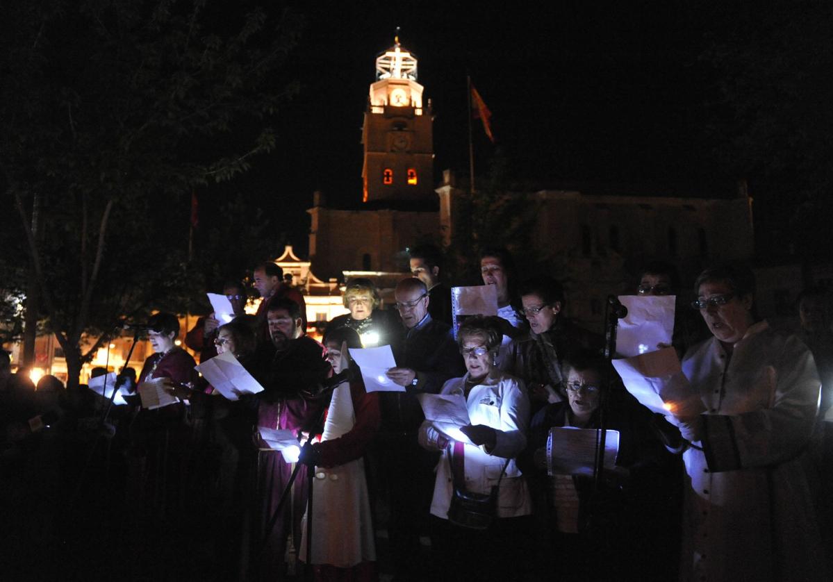 Procesión de la Vera Cruz de Medina del Campo, en años anteriores.