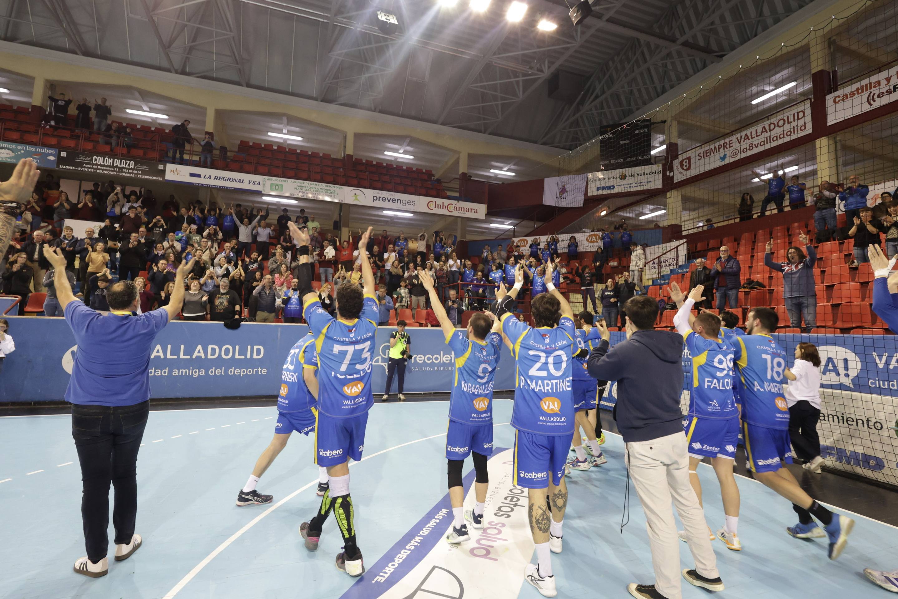 La histórica victoria del Recoletas ante el Barça, en imágenes