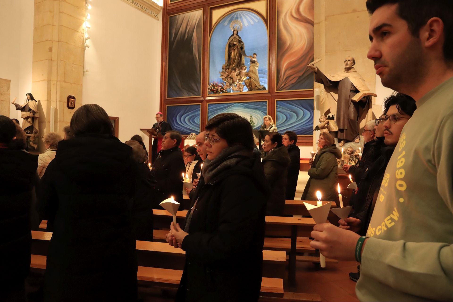 El vía crucis de los Carmelitas, en imágenes