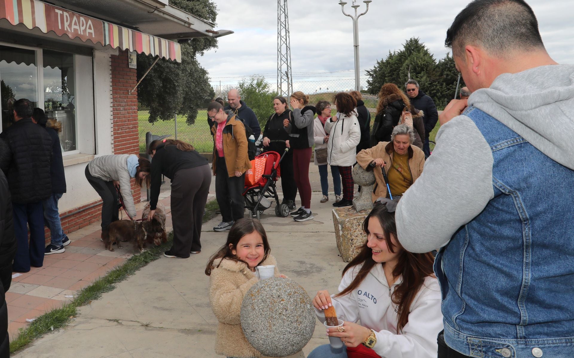 Un brindis con el chocolate gratuito de Trapa
