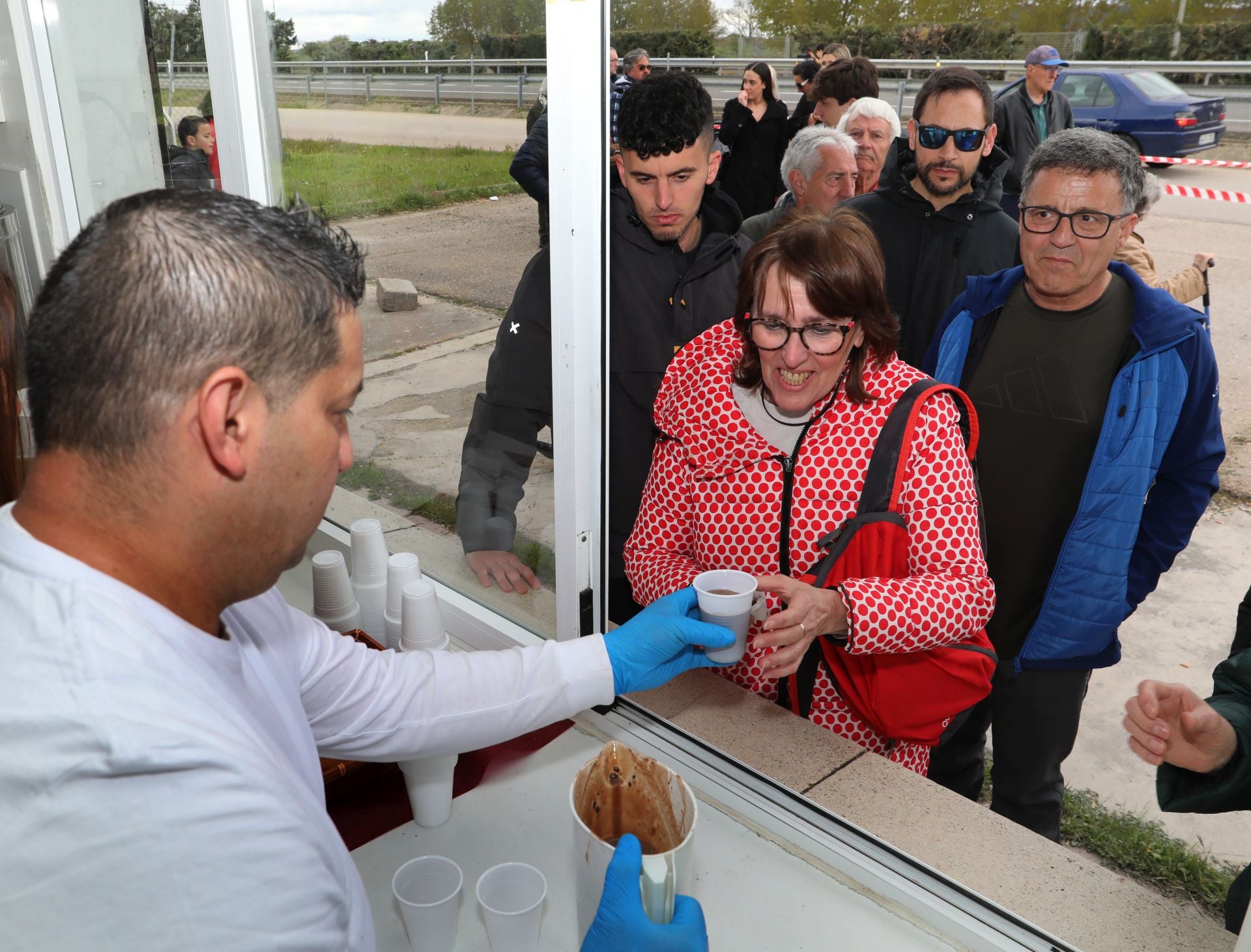 Un brindis con el chocolate gratuito de Trapa