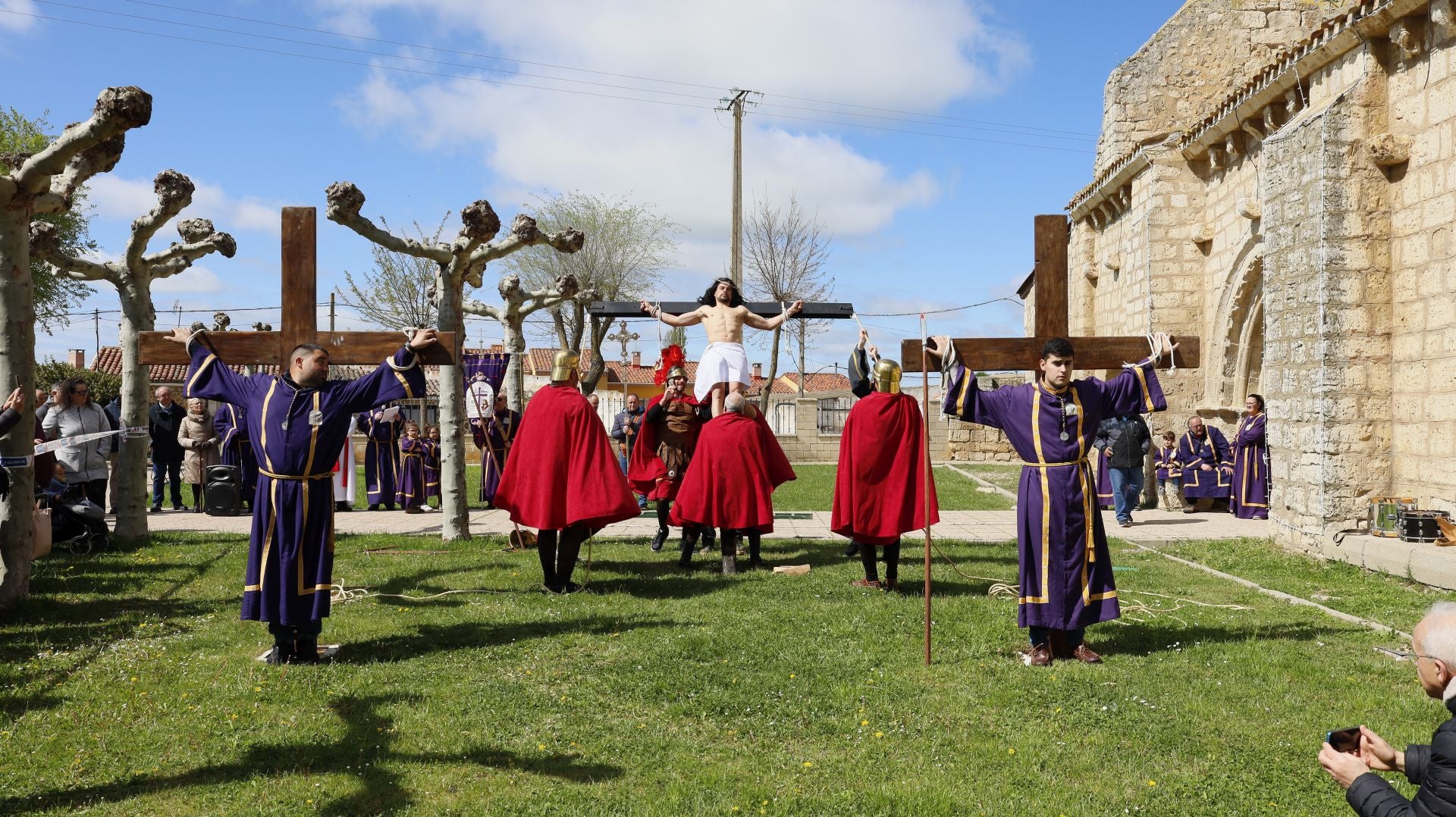 Vía Crucis viviente en Grijota