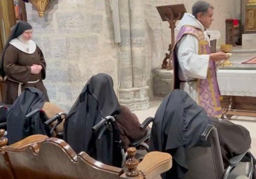Las monjas cismáticas de Belorado exponen por primera vez al público a las cinco clarisas mayores
