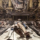 El Cristo Yacente, de Gregorio Fernández (siglo XVII), en la capilla que lleva su nombre.