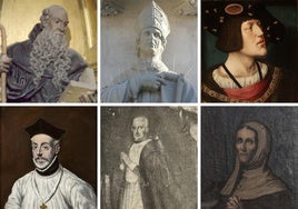 Seis de los personajes más ilustres vinculados a la Catedral de Segovia.