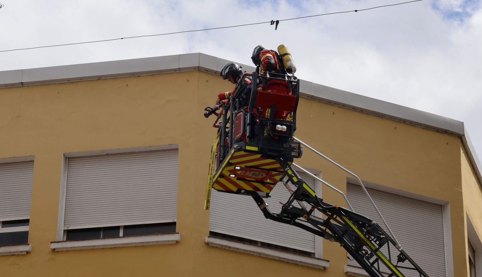 Incendio en el restaurante La Brasería