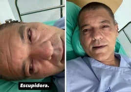 Imágenes de Frank Cuesta tras ser ingresado.