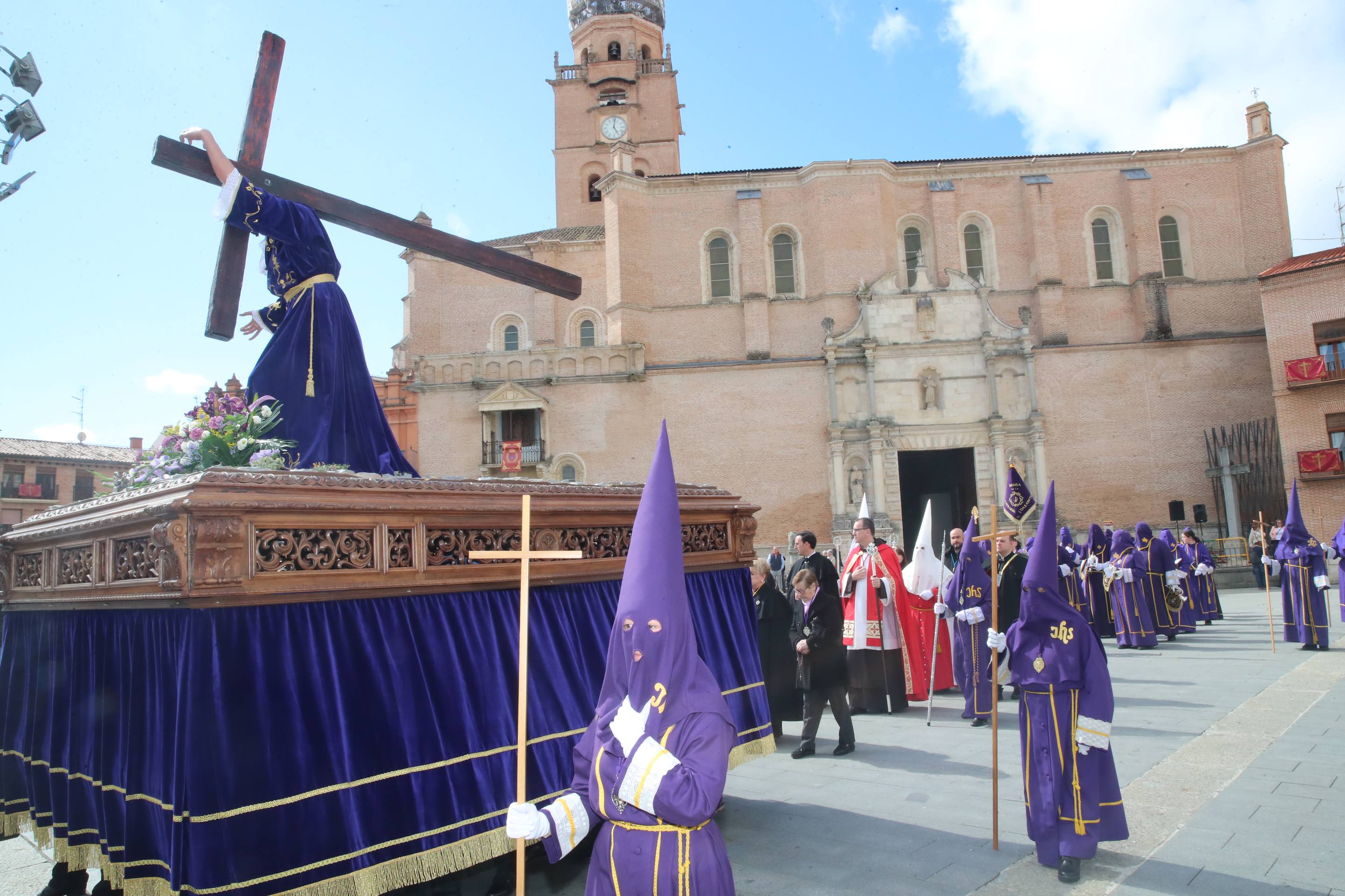 La procesión del Encuentro, en imágenes