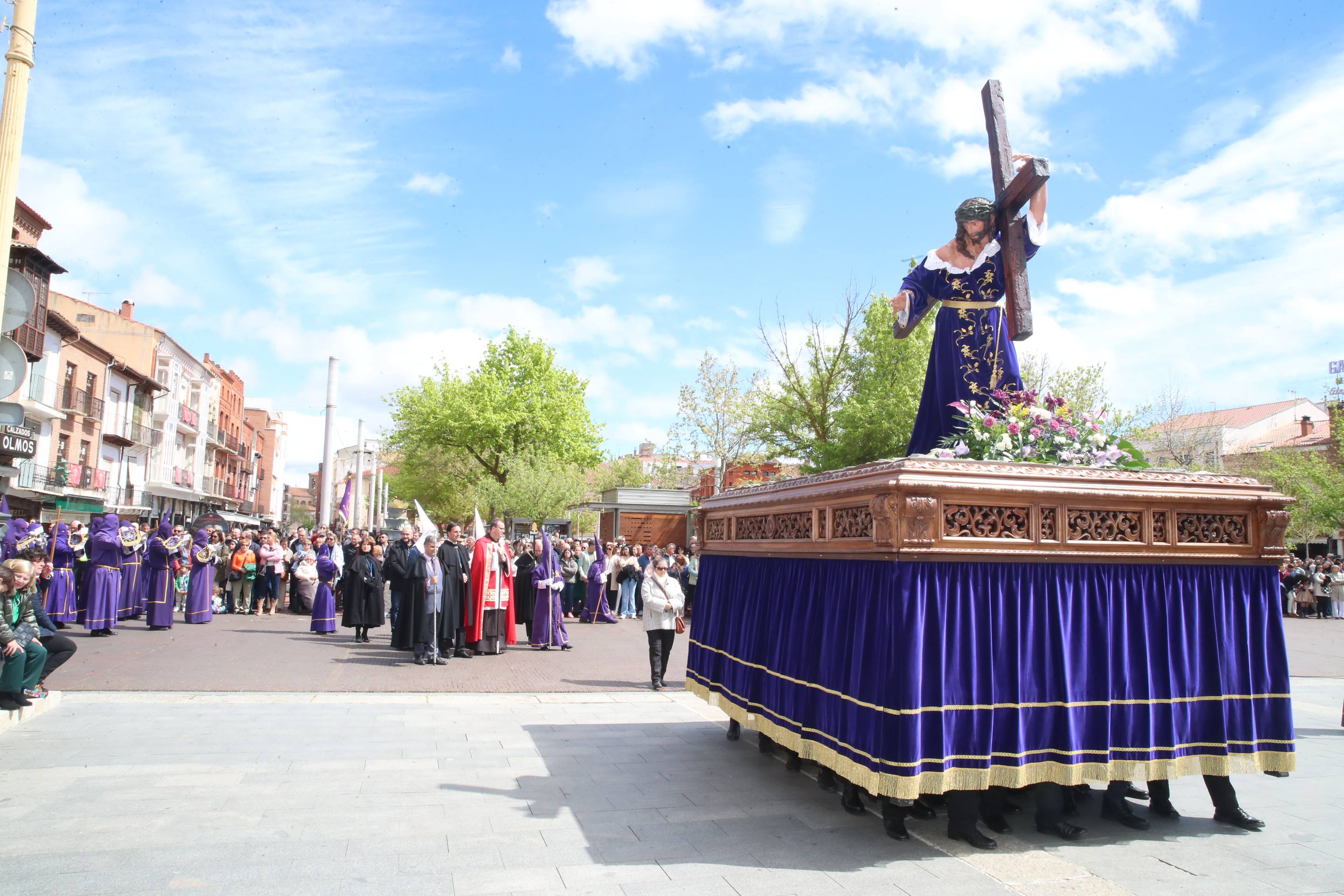 La procesión del Encuentro, en imágenes