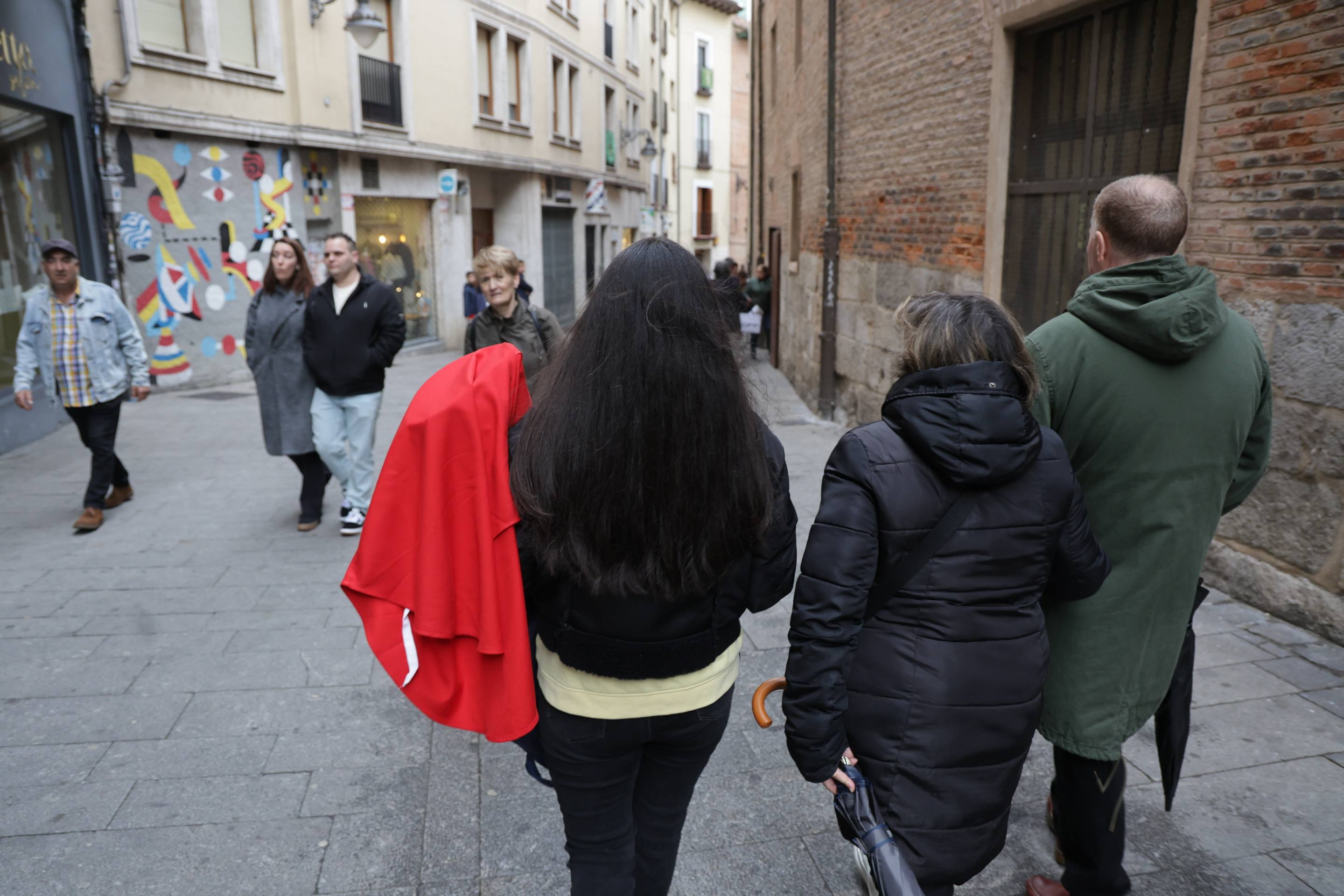 Las imágenes de la suspensión de la Procesión General del Viernes Santo