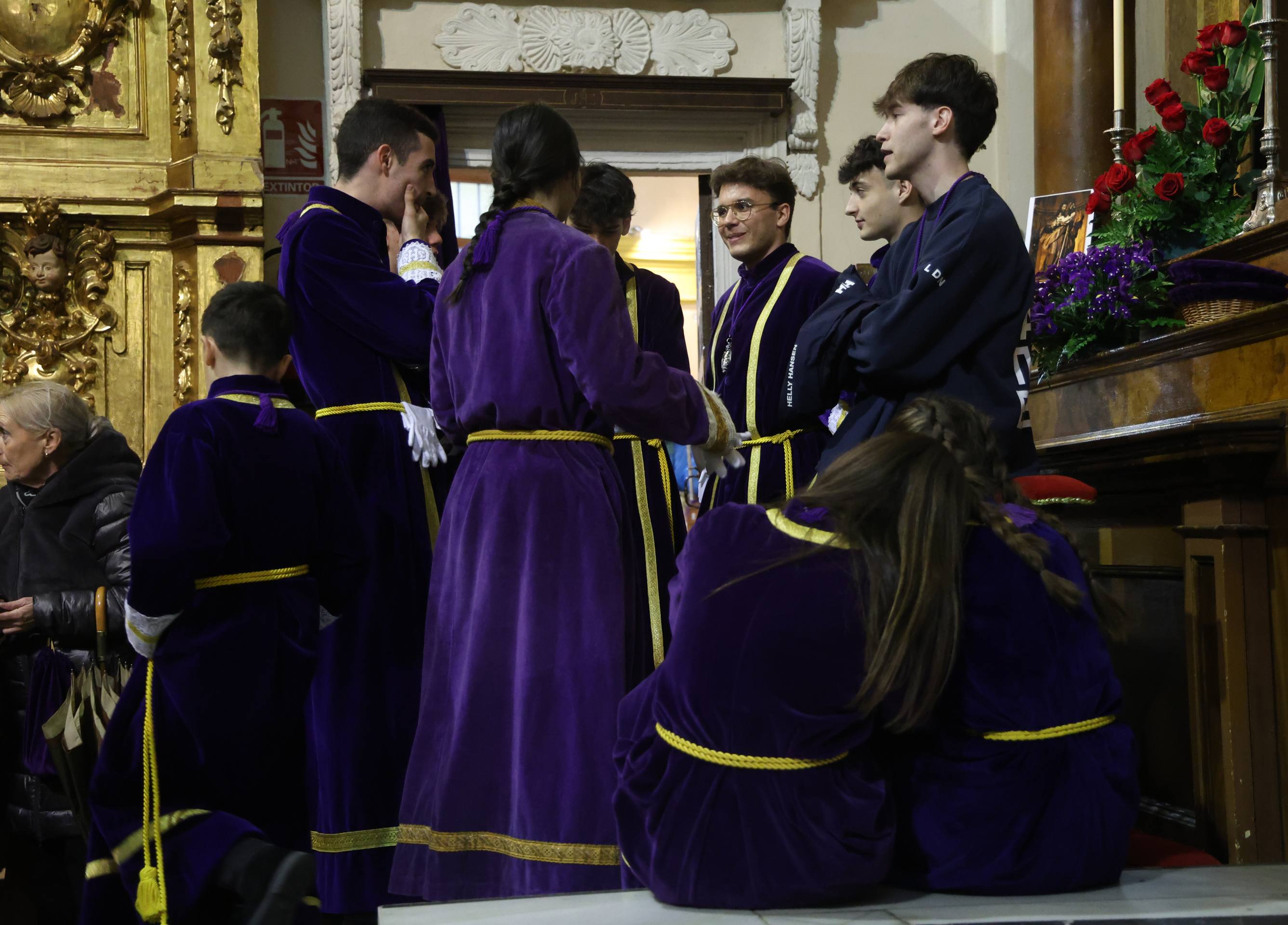 Las imágenes de la suspensión de la Procesión General del Viernes Santo