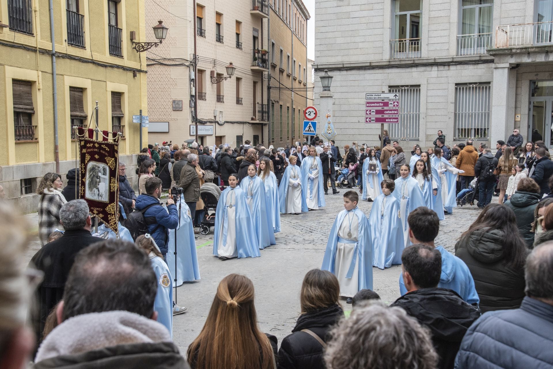 La Procesión de la Virgen del Rocío de Segovia, en imágenes