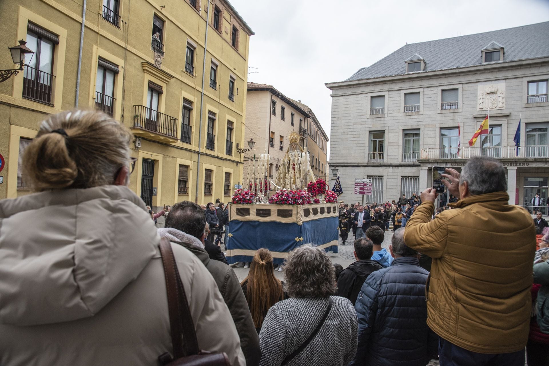 La Procesión de la Virgen del Rocío de Segovia, en imágenes