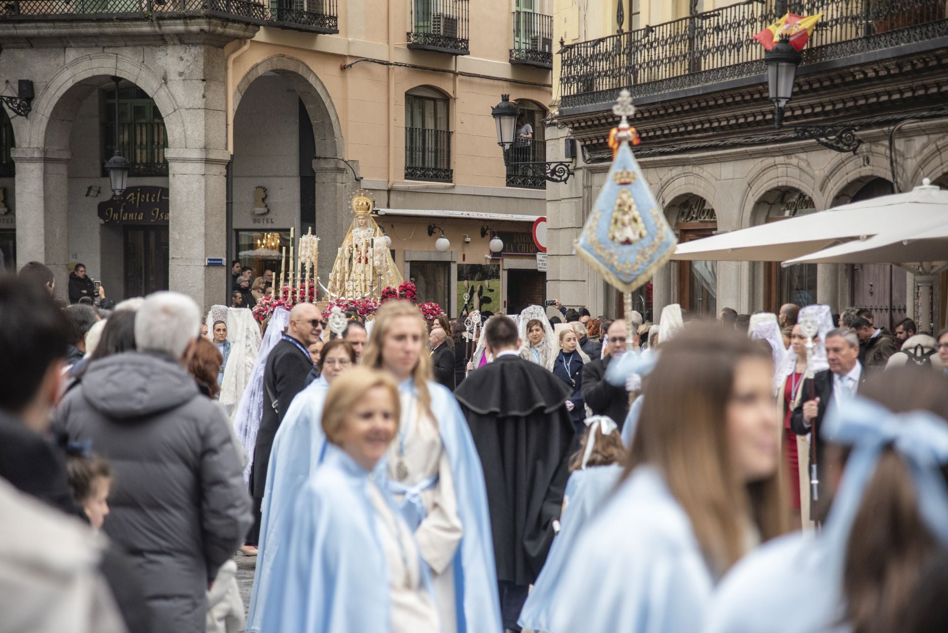 La Procesión de la Virgen del Rocío de Segovia, en imágenes