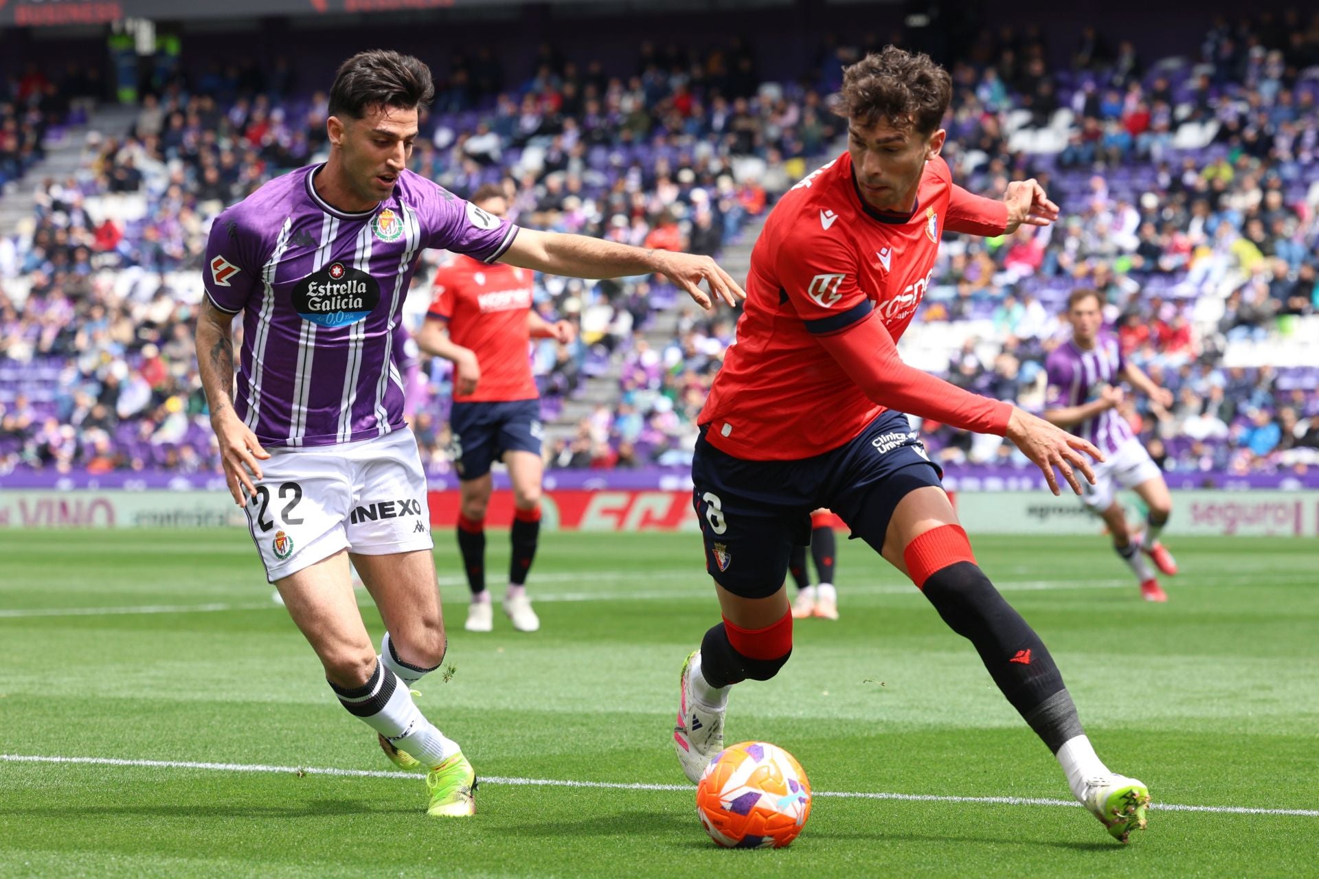 Las imágenes de la derrota del Real Valladolid ante el Osasuna