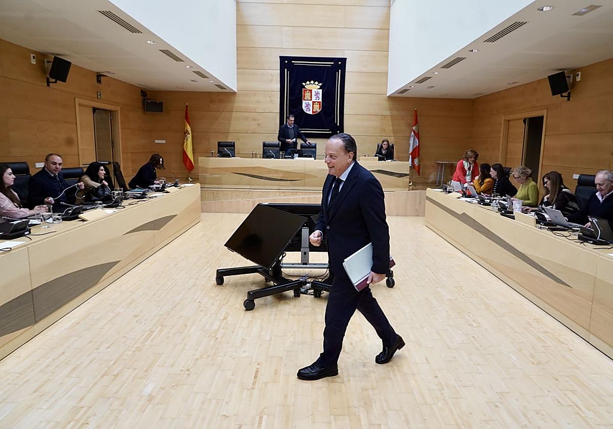 El presidente del Consejo de Cuentas de Castilla y León, Mario Amilivia.