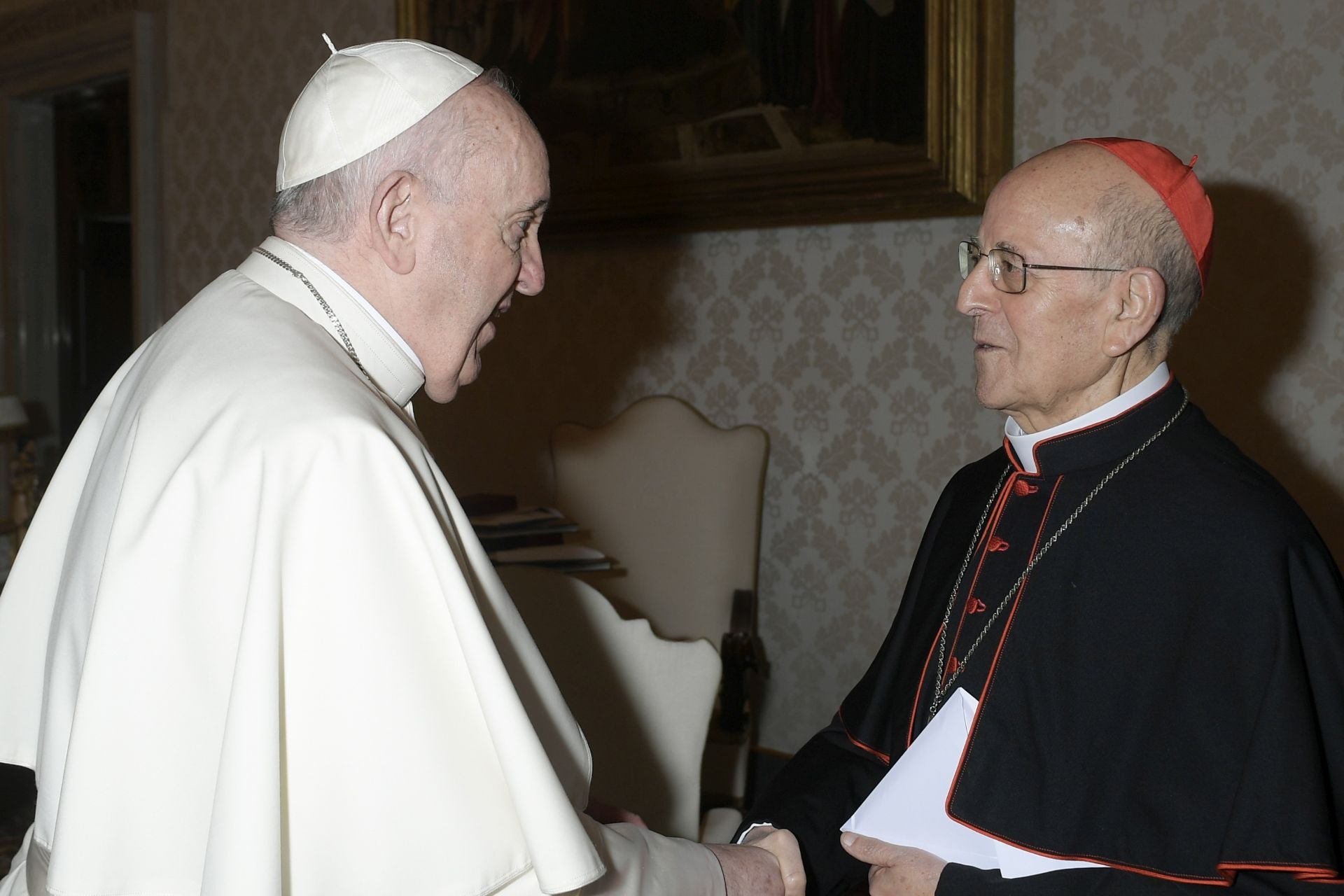 Visita ad limina al Papa Francisco en 2022. Monseñor Ricardo Blázquez acude como Arzobispo de Valladolid