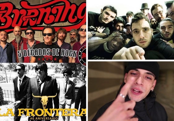 El Monoloco y los conciertos de La Raíz, Burning y La Frontera para el fin de semana