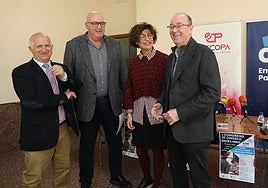 Presentación de primer congreso del comercio de Palencia, este martes en la sede de la CEOE Palencia.