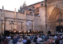 Concierto de la Orquesta Sinfónica de Castilla y León en la Catedral, en 2021.