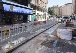 Obras en Becerro de Bengoa.