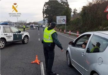Un conductor que llevaba cocaína intenta huir a pie tras ser sorprendido en un control