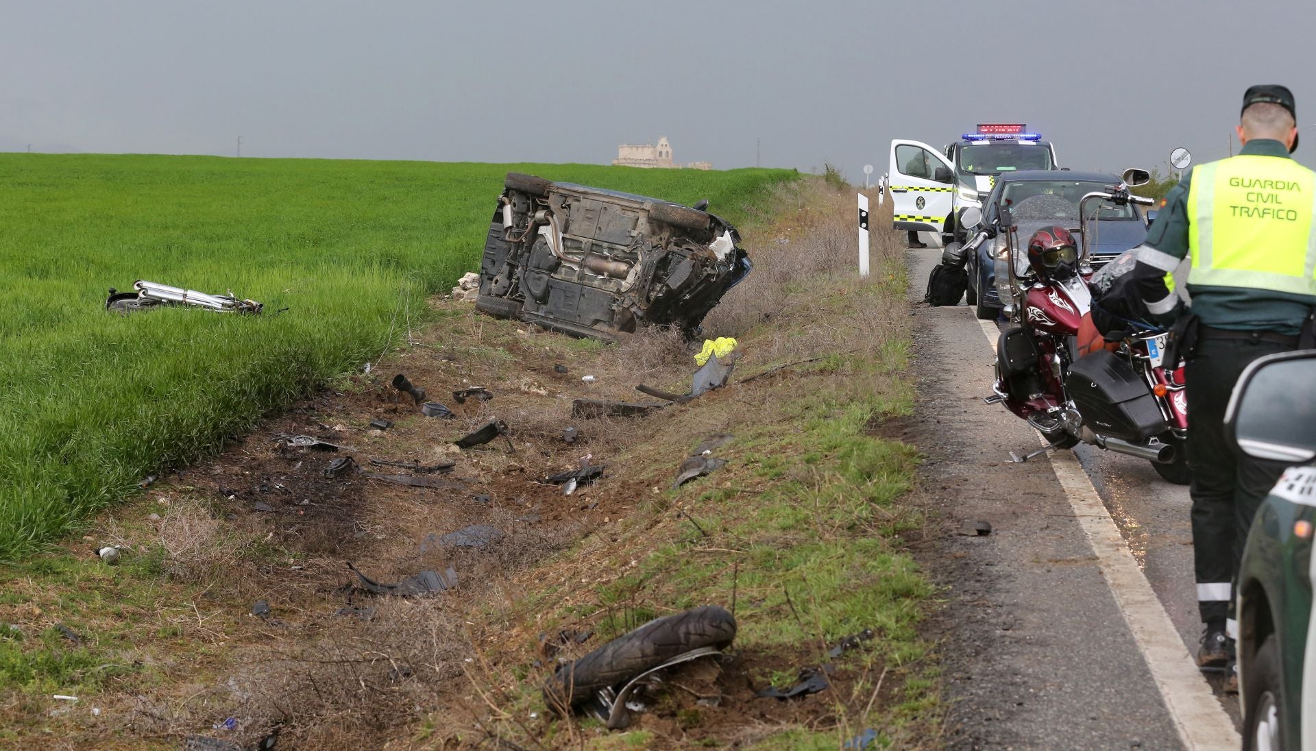 Fotografías del accidente mortal en Turégano