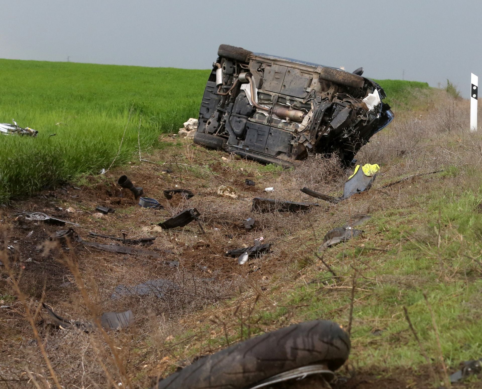Fotografías del accidente mortal en Turégano