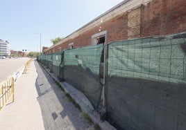Obras en el Paseo de Arco de Ladrillo de Valladolid para construir pisos para jóvenes