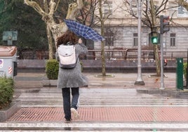 Imagen de archivo de un día de tormenta en Valladolid.