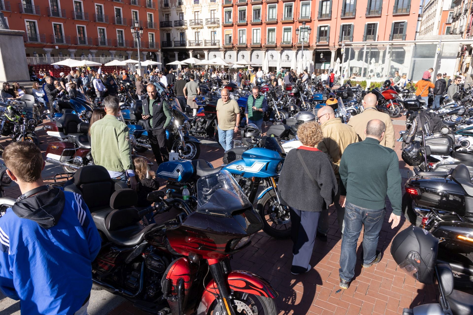 Las imágenes de las motos en la VIII Lechazada sobre Harley Davidson