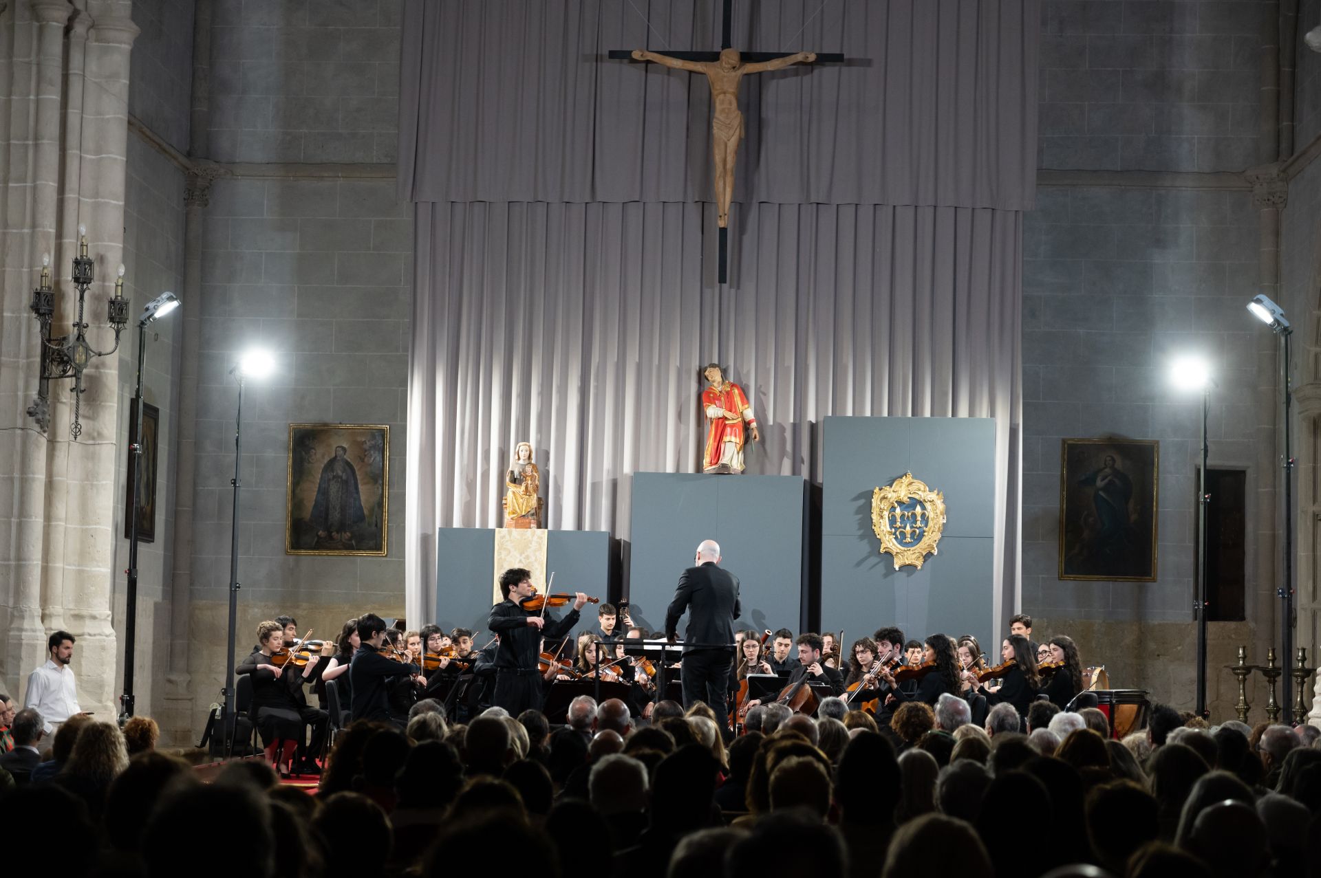 El concierto de la OSCyL Joven en la Catedral de Palencia, en imágenes