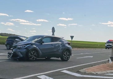 Una nueva colisión en la carretera CL-603 deja tres personas heridas