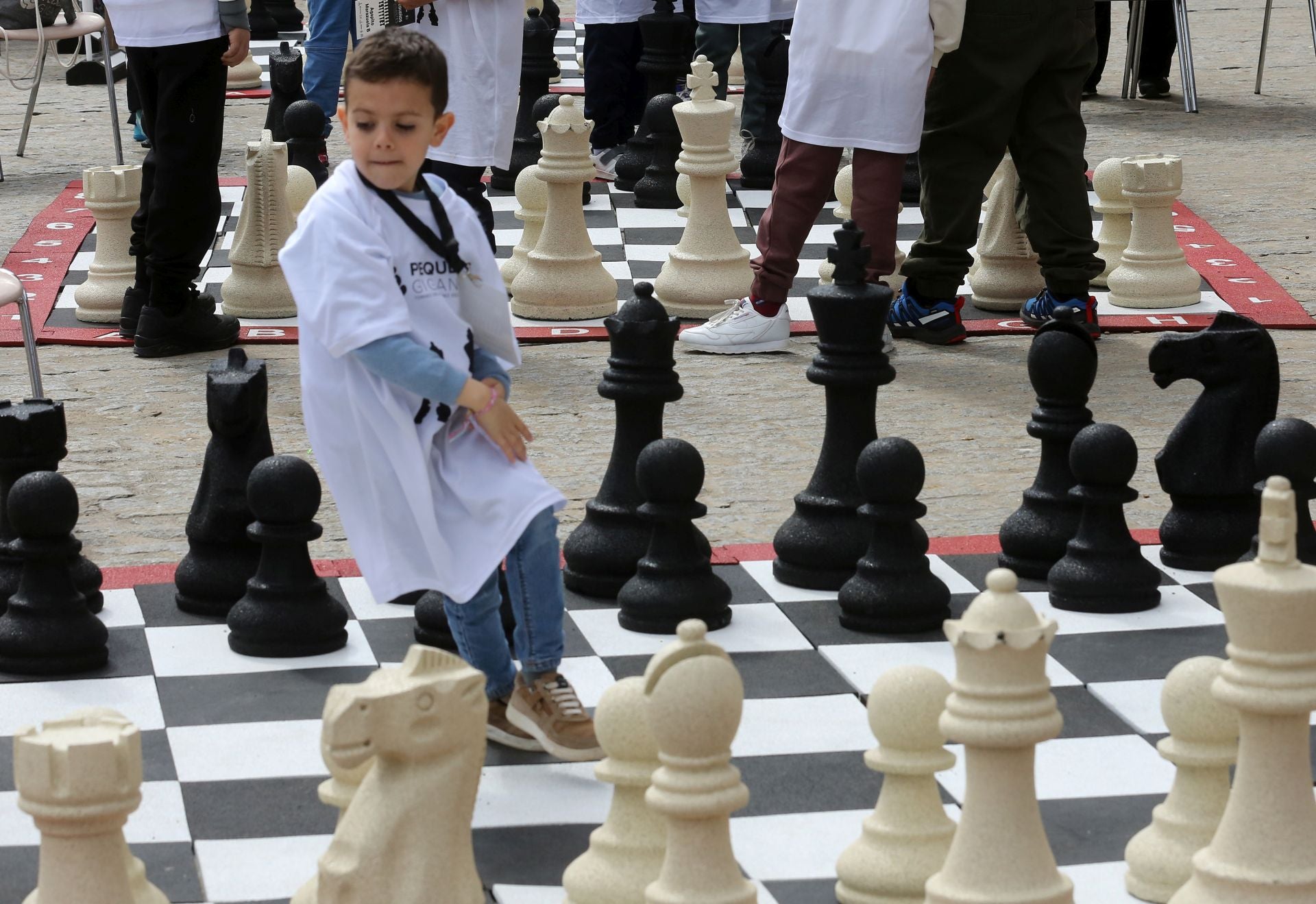 El torneo de ajedrez junto al Acueducto, en imágenes