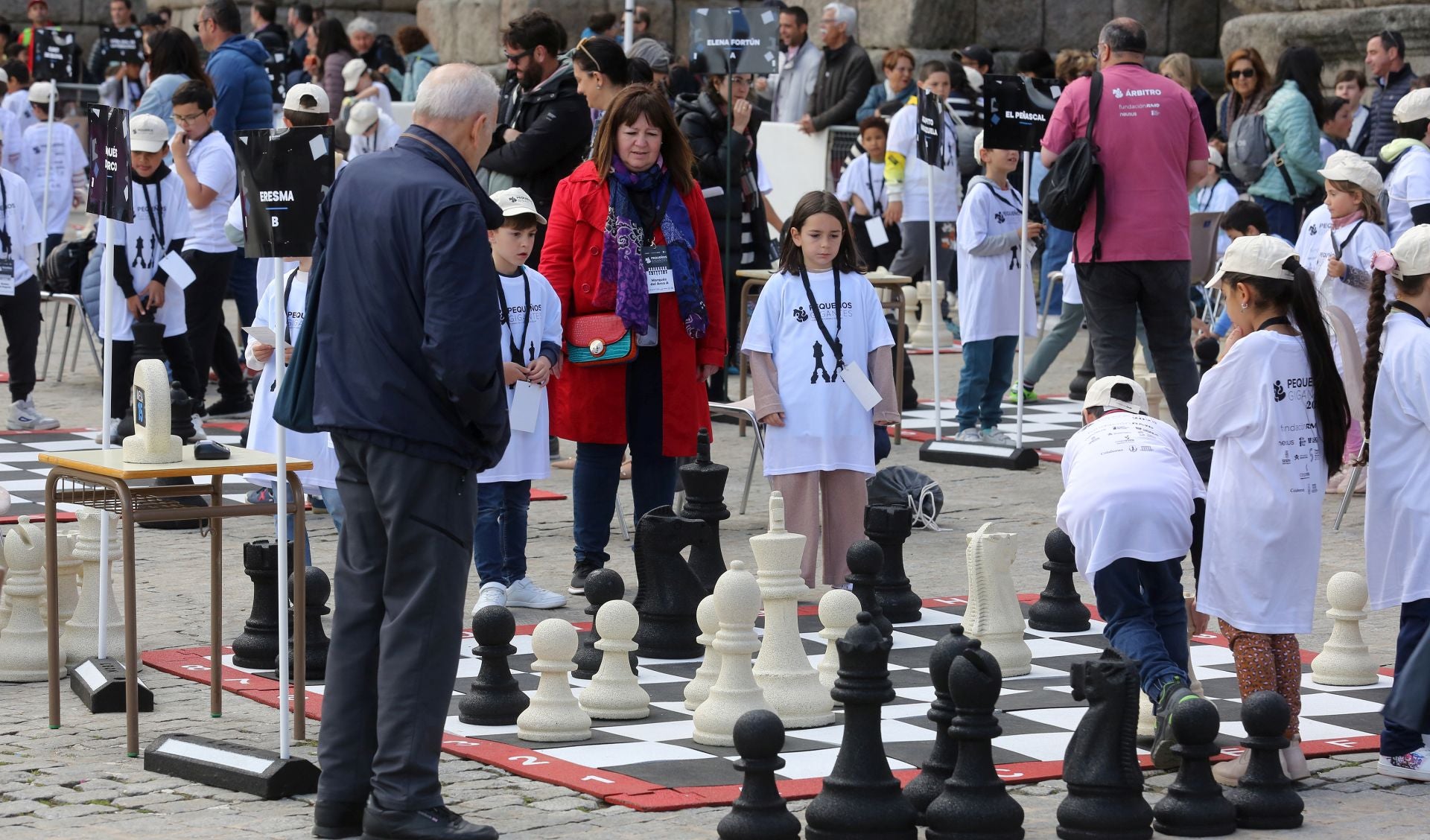 El torneo de ajedrez junto al Acueducto, en imágenes