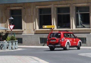 42 intervenciones de los bomberos por el apagón de luz en Palencia