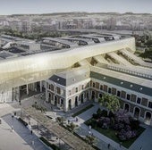 Infografía del proyecto de remodelación de la estación de trenes de Valladolid.