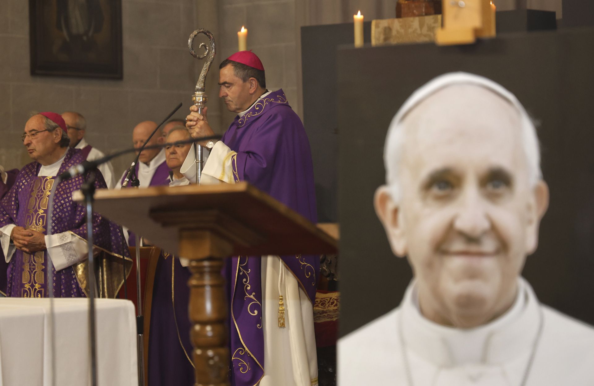 Así ha sido el funeral del Papa en la Catedral de Palencia