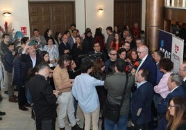 Presentación del congreso sobre comercio en Palencia.