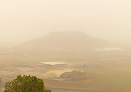 Episodio anterior de partículas de polvo en el aire procedentes de África.