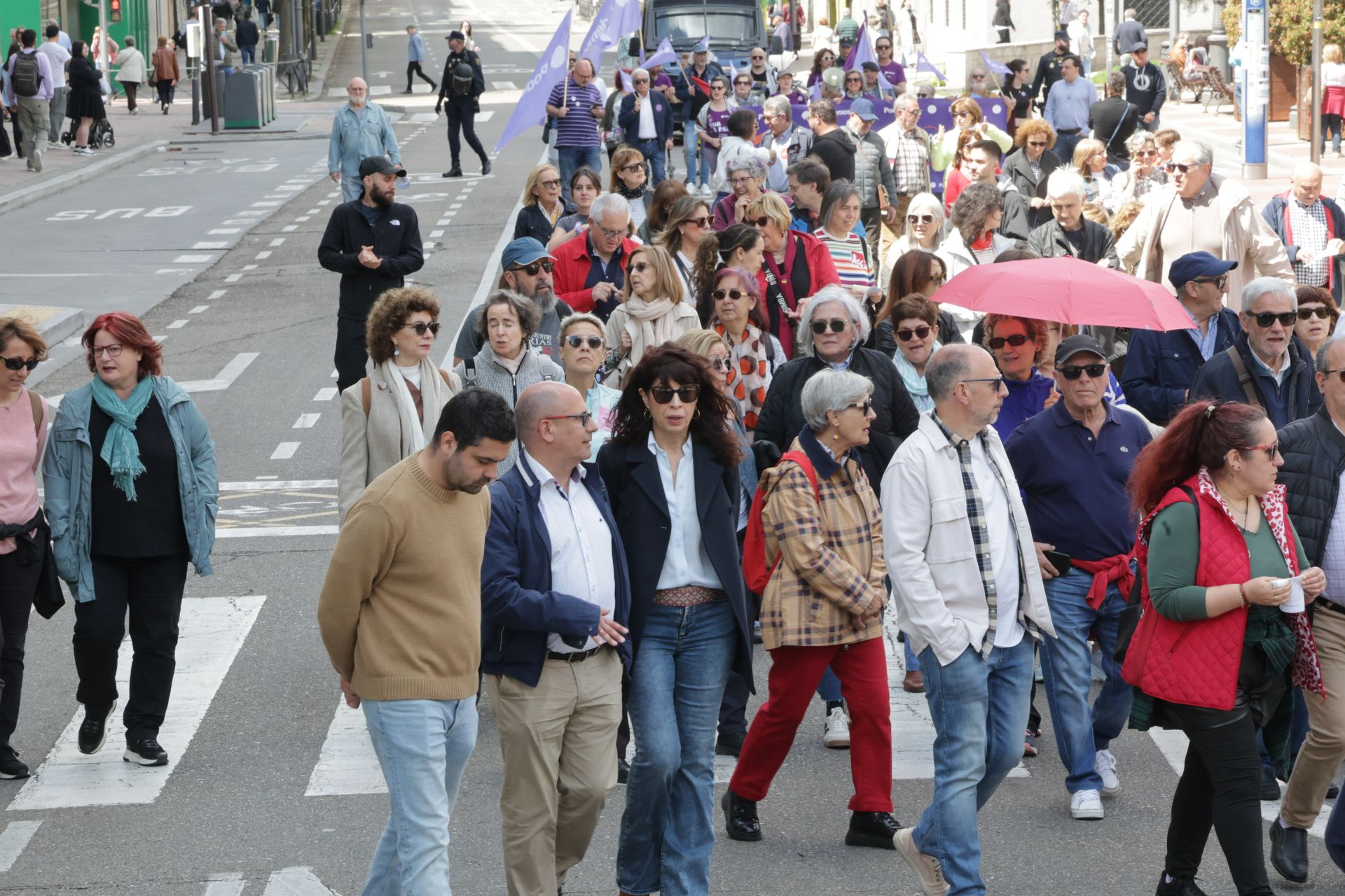 La manifestación del Primero de Mayo, en imágenes