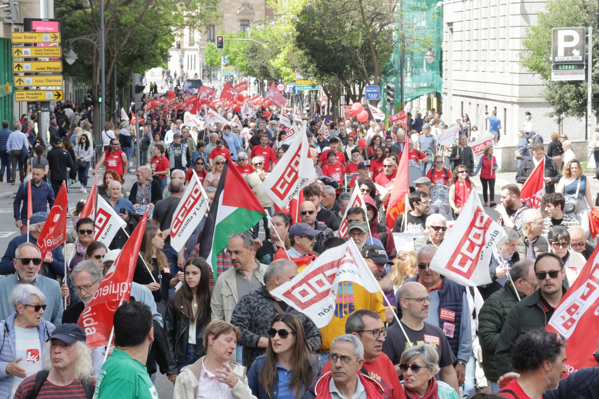La manifestación del Primero de Mayo, en imágenes